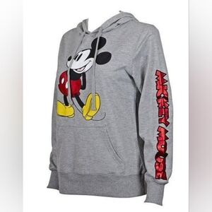 DISNEY Mickey Mouse drawstring kangaroo pocket pullover hoodie
